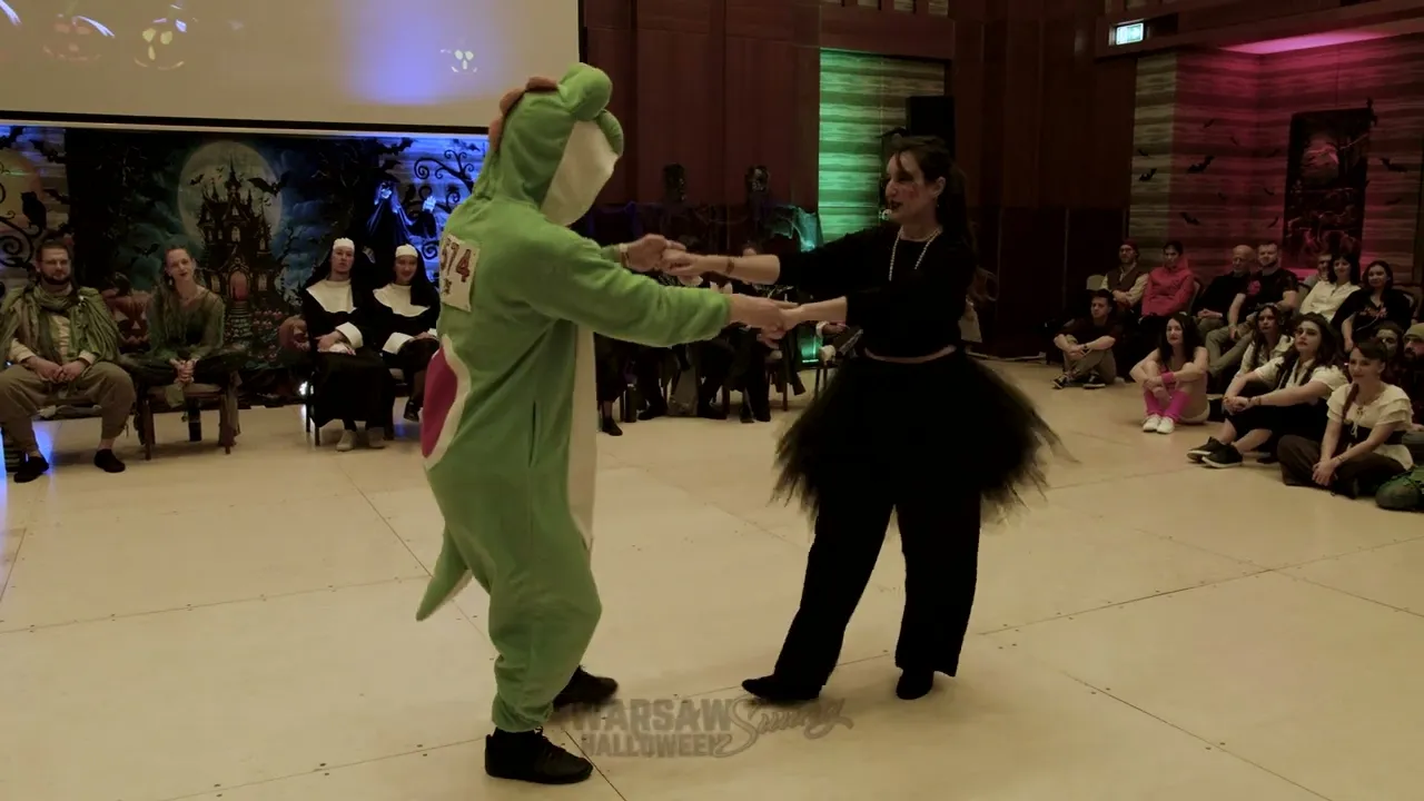 Joshua Schubert & Rachel Schubert - 2nd place Strictly Open Finals - Warsaw Halloween Swing 2025