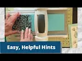 Tips for Using the Big Shot for Embossing and Die Cutting