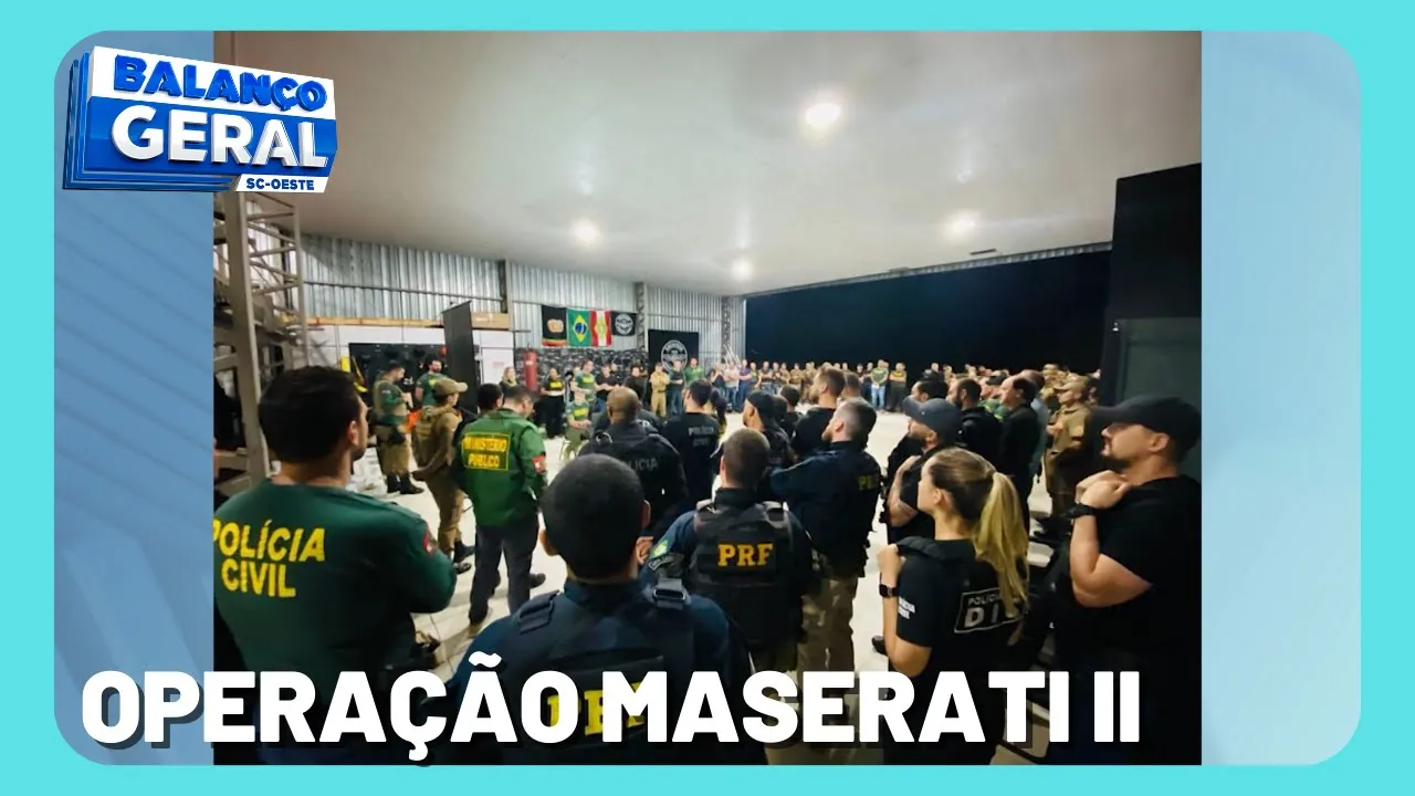 Gaeco deflagra megaoperação contra facção criminosa em Santa Catarina