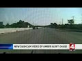 New dashcam of Amber Alert chase