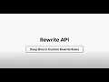 Rewrite Function Structure - Deep Dive into Custom Rewrite Rules