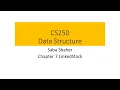 cs250 LinkedStack2 Saba
