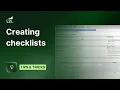 Creating Checklists - Tips Tricks