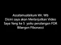 Deret Fibonacci Netbeans