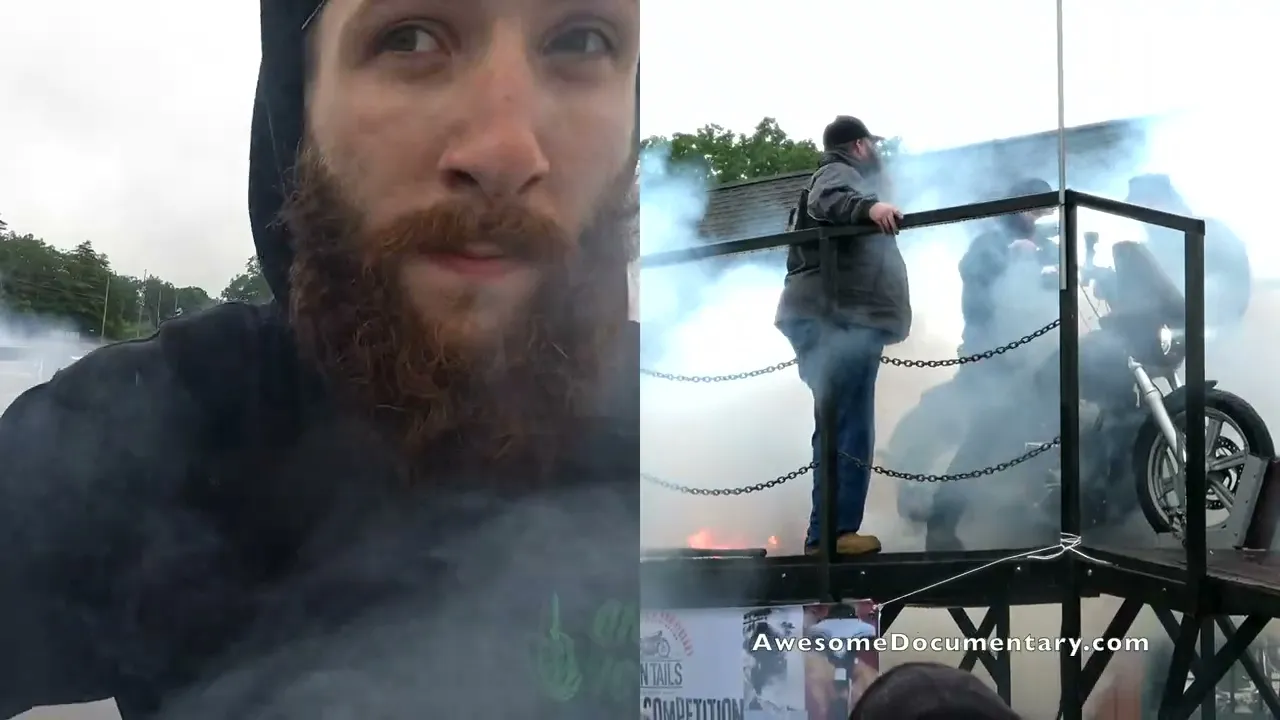 InSane! Burnout Competition Iron Tails Maine