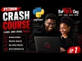 Ep1 Python Course for Data Analytics Hello World Variables Python Basics for Beginners