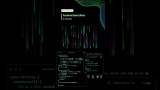 Code THE MATRIX rain in 2 minutes Perfect for hackers