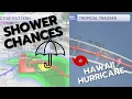August 14th 2026 - Shower chances to Hawaiian Hurricane Update for SE Wisconsin