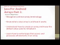 25 JAVA FOR ANDROID ARRAYS PART 1 IN URDUHINDI LECTURE 25