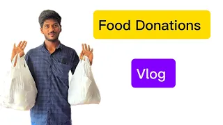 Food Donations vlog  video #fooddonation