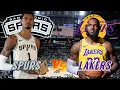 Lagu San Antonio Spurs vs Los Angeles Lakers Live Play by Play \u0026 Scoreboard
