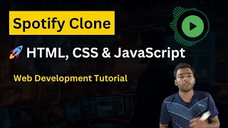 Build a Spotify Clone with HTML CSS JavaScript Web Development Tutorial