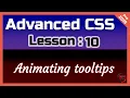 CSS Advanced Tutorial Animating tooltips