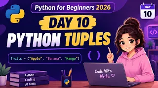 Python Tuples Explained for Beginners Day 10 Python Tutorial 2026