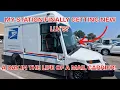 POV A Day In The Life Of A Postal Mail Carrier Sneak Peak of New LLV
