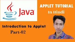 Java Applet Tutorial in Hindi Introduction to Applet Part-02