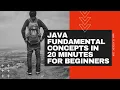 Java Fundamental Concepts in 20 minutes for Beginners