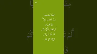 ف ل م ا ٱس ت ي ـ س وا م ن ه خ ل ص وا ن ج ي ا ق ال ك ب ير ه م أ ل م ت ع ل م و ا 