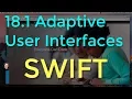 18 1 Adaptive User Interfaces - Intro to App Development with Swift
