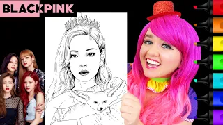 Download Coloring BLACKPINK Jennie | DDU-DU DDU-DU | Markers MP3