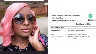 dj cuppy gains admission in oxford university how she did it 