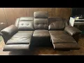 Berkley Jensen Reclining Sofa unboxing and assembly