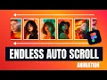 How to Create Endless Auto Scrolling Animation in Figma Figma Tutorial 2025
