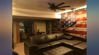 wall26 - Closeup of Grunge American Flag