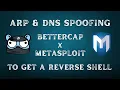 Get a shell with ARP DNS spoofing Bettercap Metasploit - in Bangla Cybersecurity Brainsec