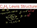 C2H2 Lewis Structure Ethyne or Acetylene Ethyne Lewis Dot Structure Lewis Dot Structure for C2H2