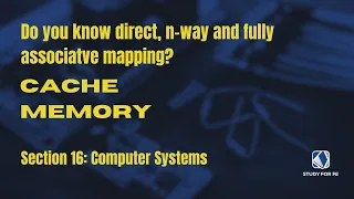 Lecture on cache memory in computer systems FE Electrical and Computer