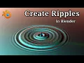 Create Ripples On Water or Any Surface Dynamic Paint Tutorial For Blender Eevee Cycles