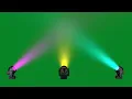 🌈 Colorful Concert Stage 3 Lights Green Screen Video Background | 3 Color Stage Light Green Screen
