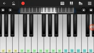 تعليم عزف اغنية حلوة يا بلدي على البيانو 