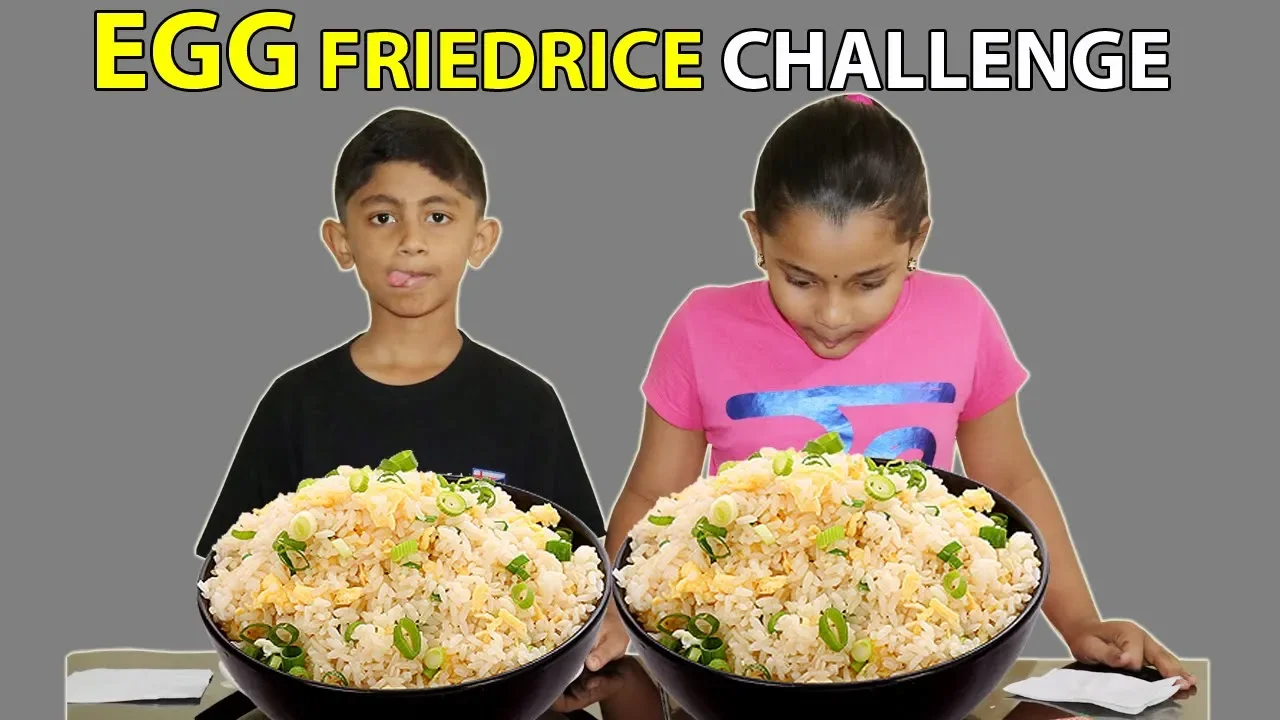 Egg Fried Rice Eating Challenge   Eating Competition   Food Challenge