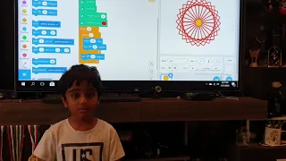 Coding Recursive drawing using SCRATCH