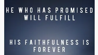 he has promise he will never fail instrumental worship