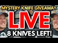 Download Lagu MYSTERY KNIFE GIVEAWAY LIVE! 8 KNIVES LEFT! + Knives \u0026 Knonsense EXTREME