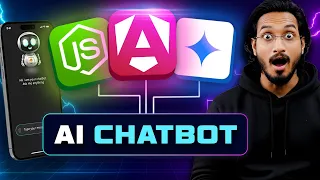 Angular and NodeJS - AI Chat App using Gemini Complete tutorial for Beginners