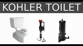 Kohler Toilet Fix Repair Replace Parts Step by step