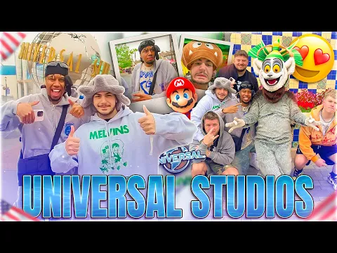 Download MP3 WIR BESUCHEN DIE UNIVERSAL STUDIOS😳💥 LA TRIP MIT ROHAT, KALLE & DORIAN🌴🥰