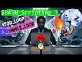 BASH Scripting 3 WHILE LOOP FOR LOOP ON LINUX SERVER ITERATIVE STATEMENT