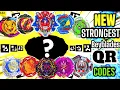 All NEW STRONGEST Beyblades QR Codes ULTIMATE EVO VALTRYEK V9 BEYBLADE BURST QUADSTRIKE APP 2025