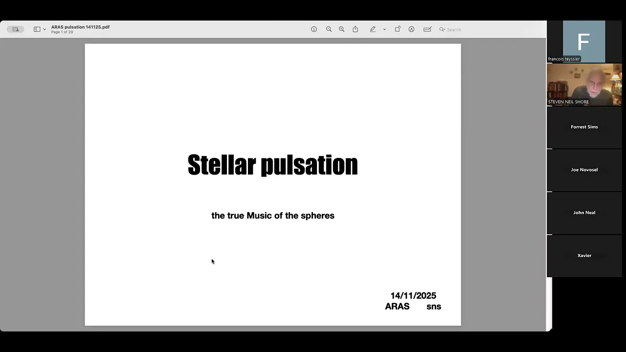 Stellar pulsations