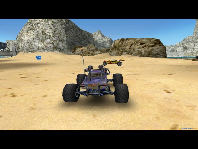 RC Cars gameplay (PC Game, 2002)