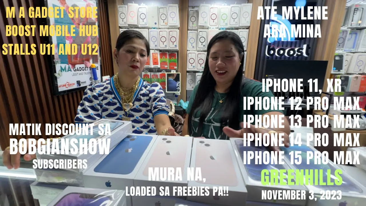 PRICE DROP SA IPHONE 15 PRO MAX, IPHONE 14 PRO MAX, 13 PRO MAX, 12, 11, XR SA GREENHILLS NOV. 3 2023