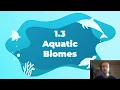 APES Notes 1 3 - Aquatic Biomes