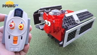 LEGO Pig Star Wars - RC motorized 40155 & 8017 Darth Vader's Tie Fighter by 뿡대디