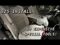 11-16 Jump Console Install in 99-07 Super Duty WITH STOCK BUCKET SEATS