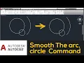 AutoCAD How to smooth the arc circle If the Circle or Arc shows like Polygon